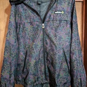 Vintage Adidas Multicolor Windbreaker Jacket